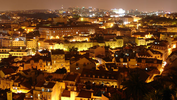 Lisbon by night