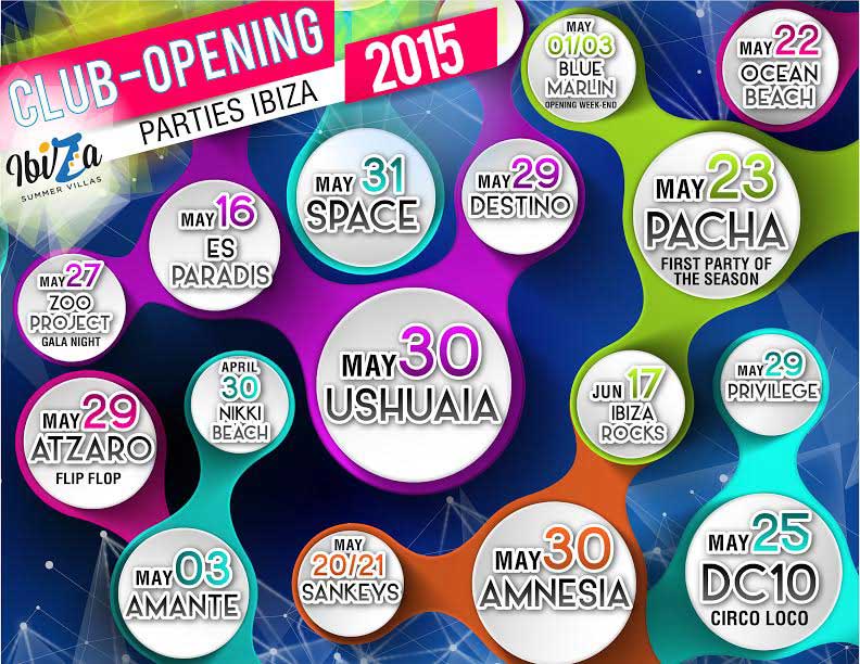 Ibiza Club Opening 2015