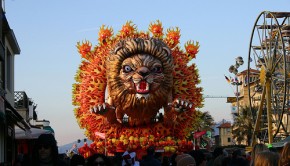 The papier-mache masks are the true protagonists of the Carnival of Viareggio